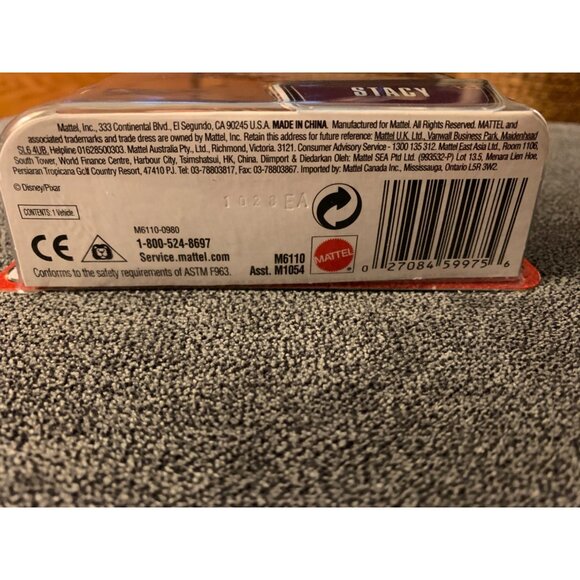 Disney Pixar Cars "Stacy" Die-Cast Toy Vehicle 3+ Mattel 2008 New Collectible - Picture 4 of 11